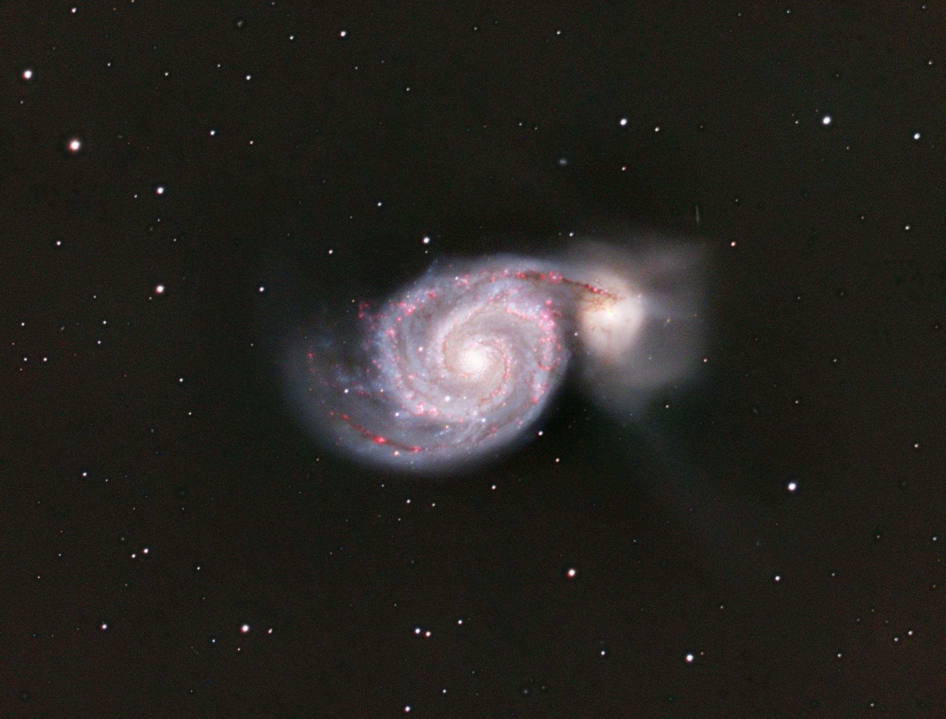 M51 - Whilpool GalaxyHaRGB